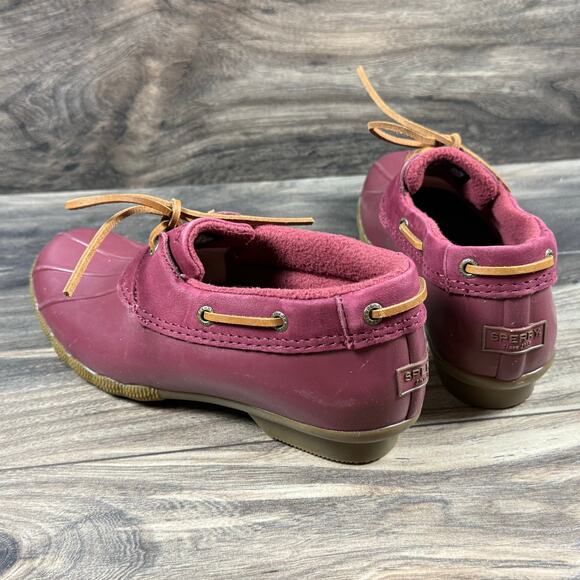 NEW Sperry Saltwater 1-Eye Duck Low Bootie Cordovan 7M - Picture 6 of 12